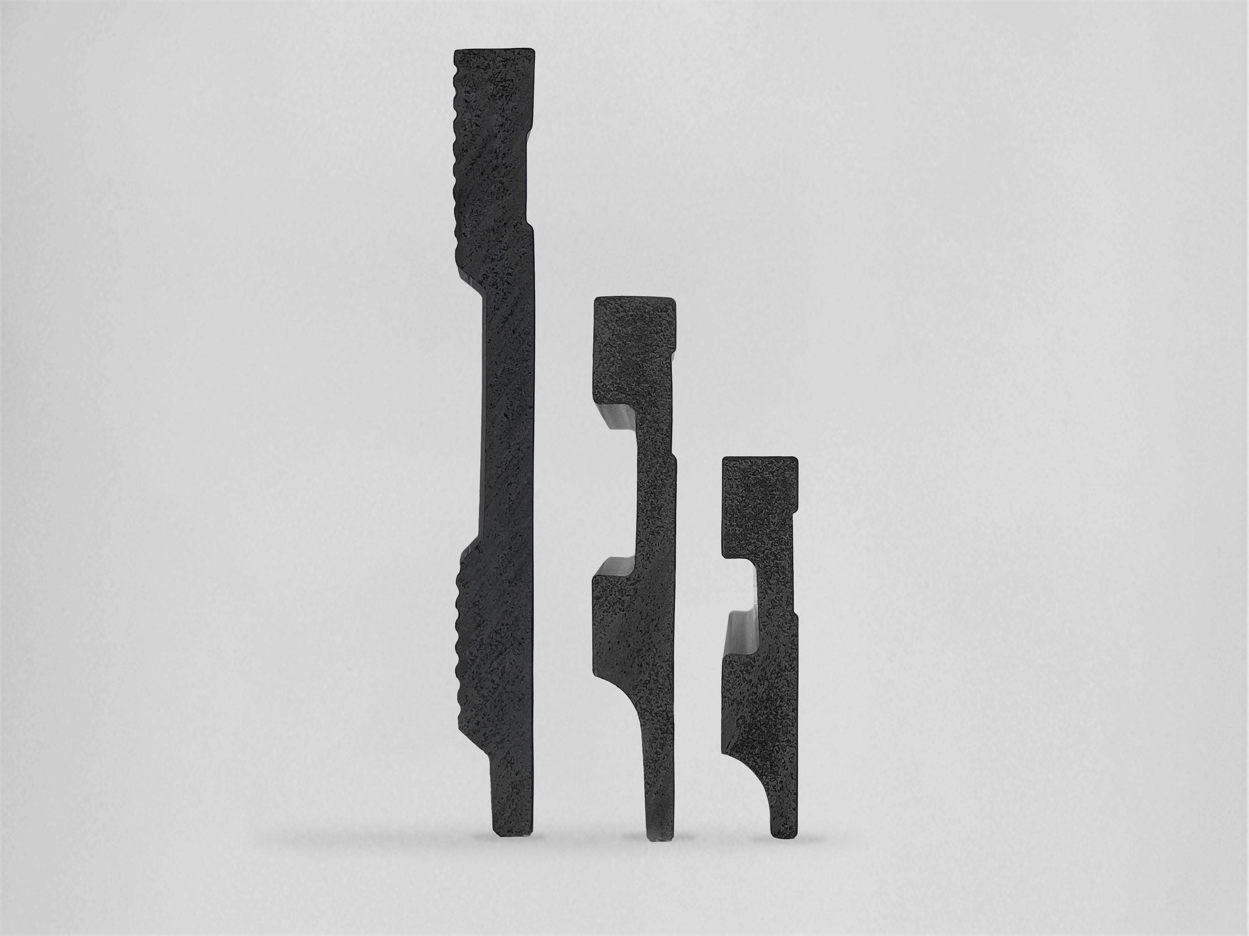 rodape em poliestireno preto - linha frisada