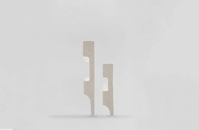 divisystem - rodapé floort - linha lisa na cor branca