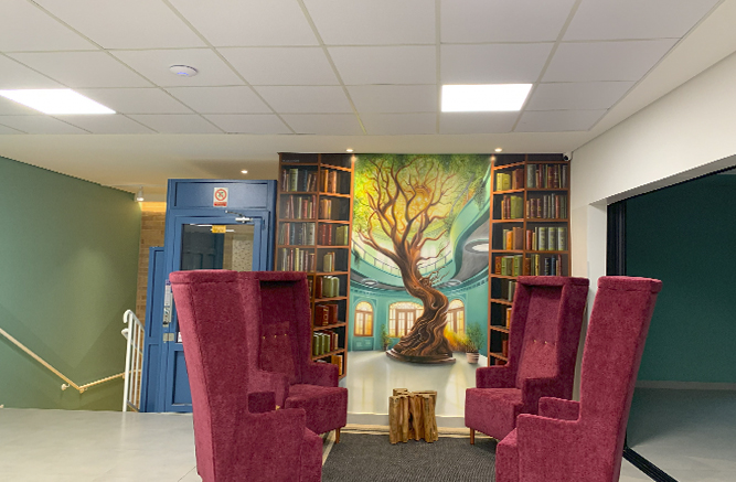 Imagem do projeto INSTITUTO DE ENSINO Nuvens Acústicas, Revestimento SWISSCLIC, Forro Modular - 4