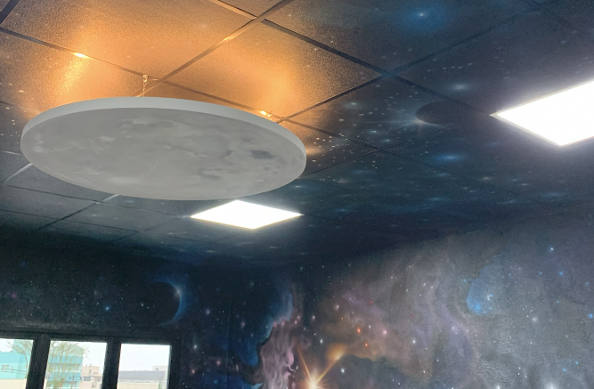 forro de la de vidro para teto - Nuvem acústica Sonex