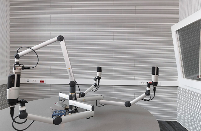 Revestimento Acústico frisado Swissclic bianco