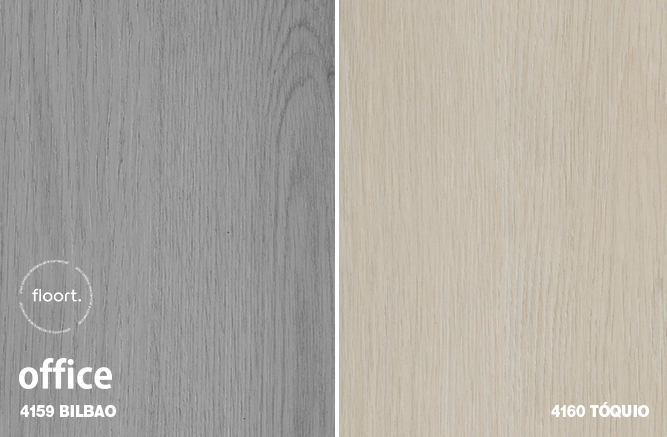 floort pisos vinilicos padrão bilbao e tóquio - piso floort office