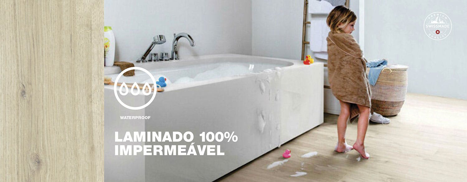 piso laminado 100% a prova de água - artureon da swisskrono