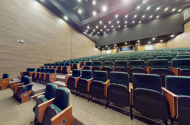 teatro timbó com revestimento swissclic