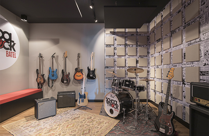 invisacoustics aplicação criativa em sala de música