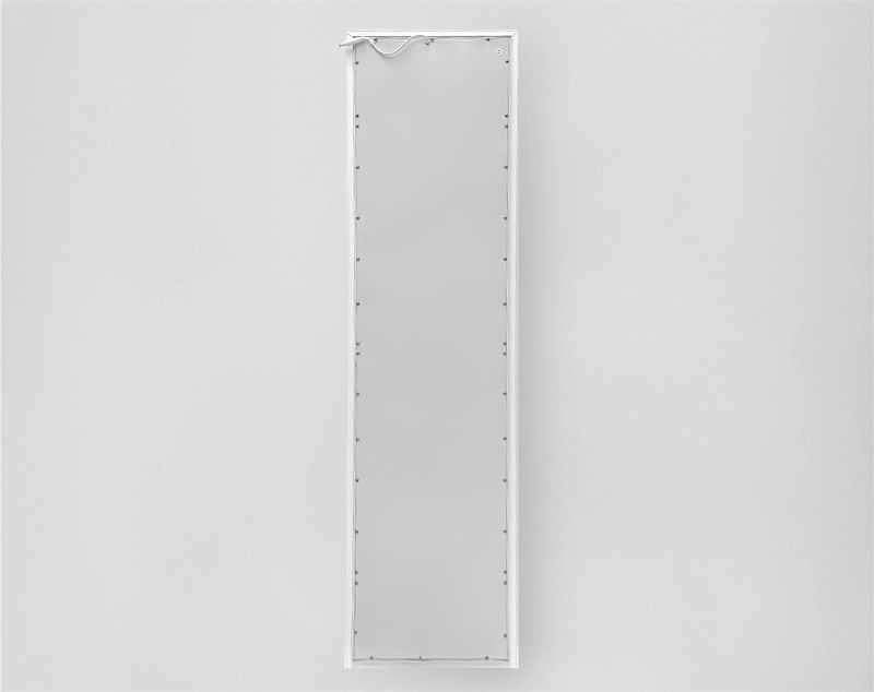 verso da luminária led retangular