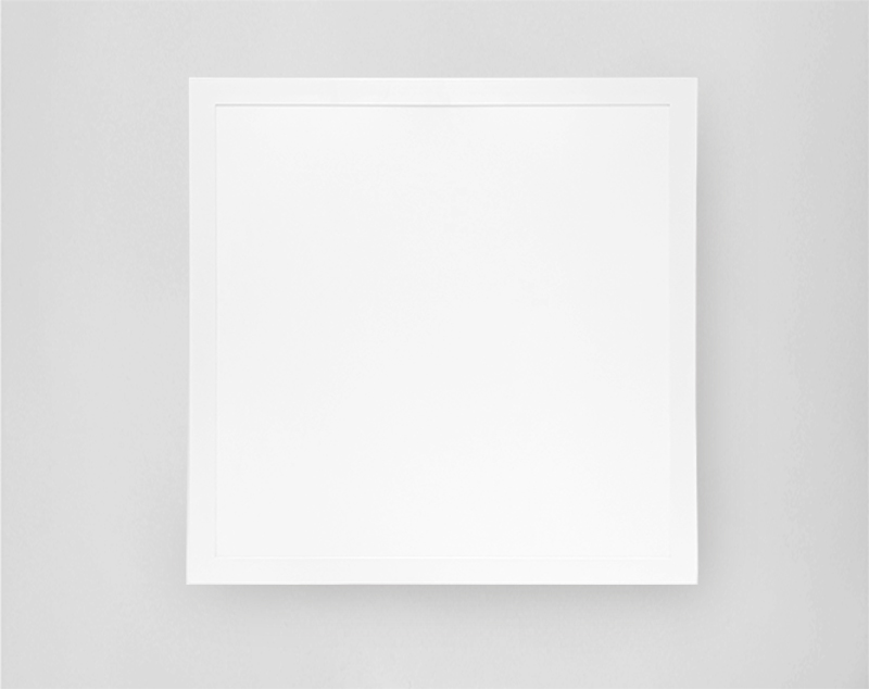 lumiária led quadrada de frente