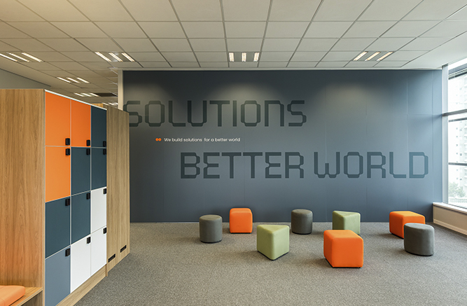 divisória painel duplo e forro modular armstrong calla