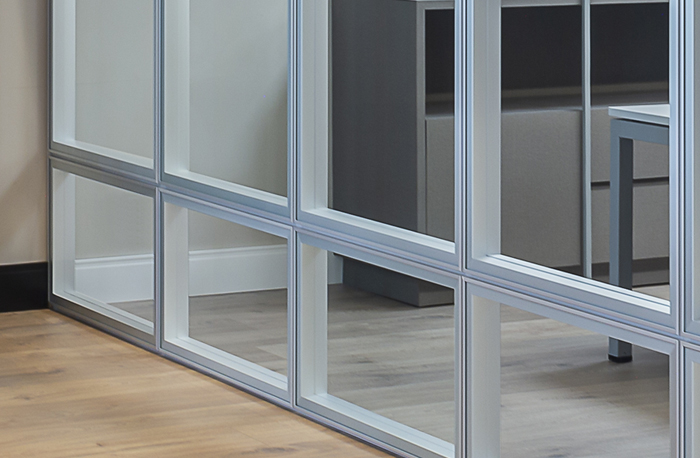 divisória painel monolitico topsystem da divisystem