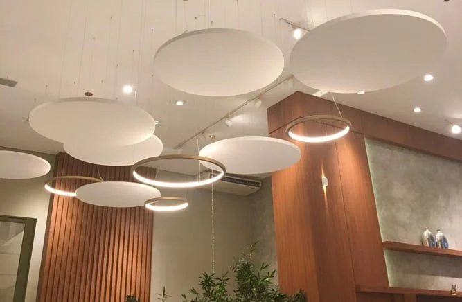 acústica nuvens redondas