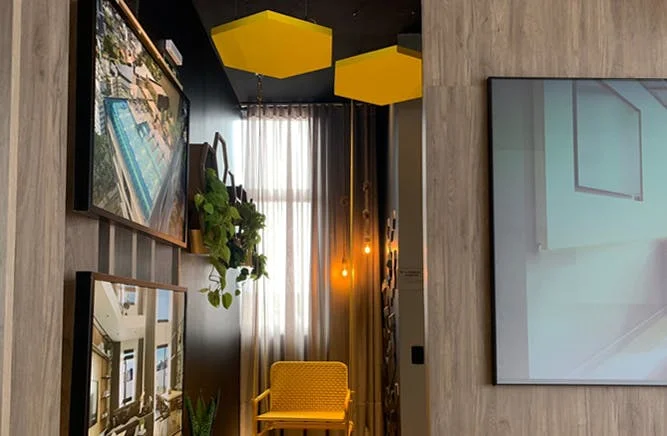 lavabos habitat com nuvens acústicas