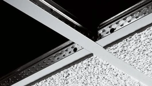 perfil clicado armstrong suprafine - perfil clicado principal t 24 mm