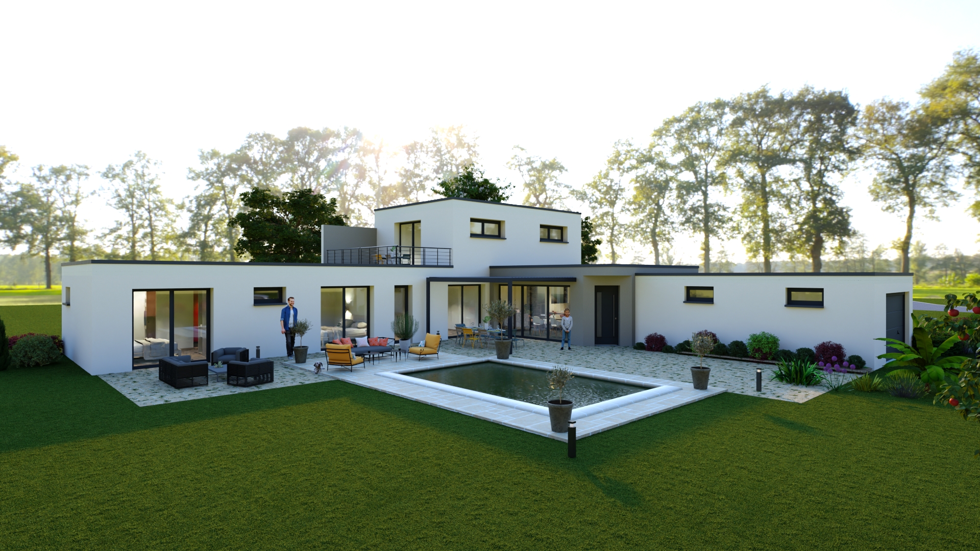 Constructeur de villa avec piscine