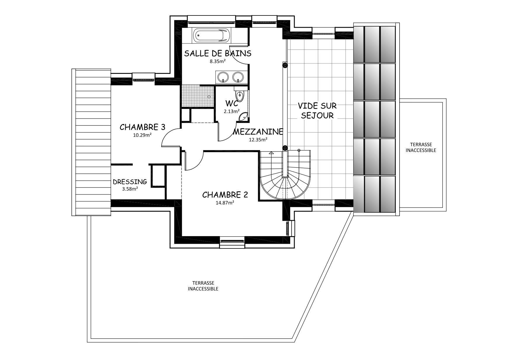 Plan de l'étage