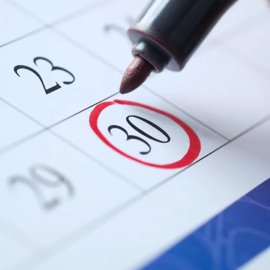 CMMC Deadline on a calendar
