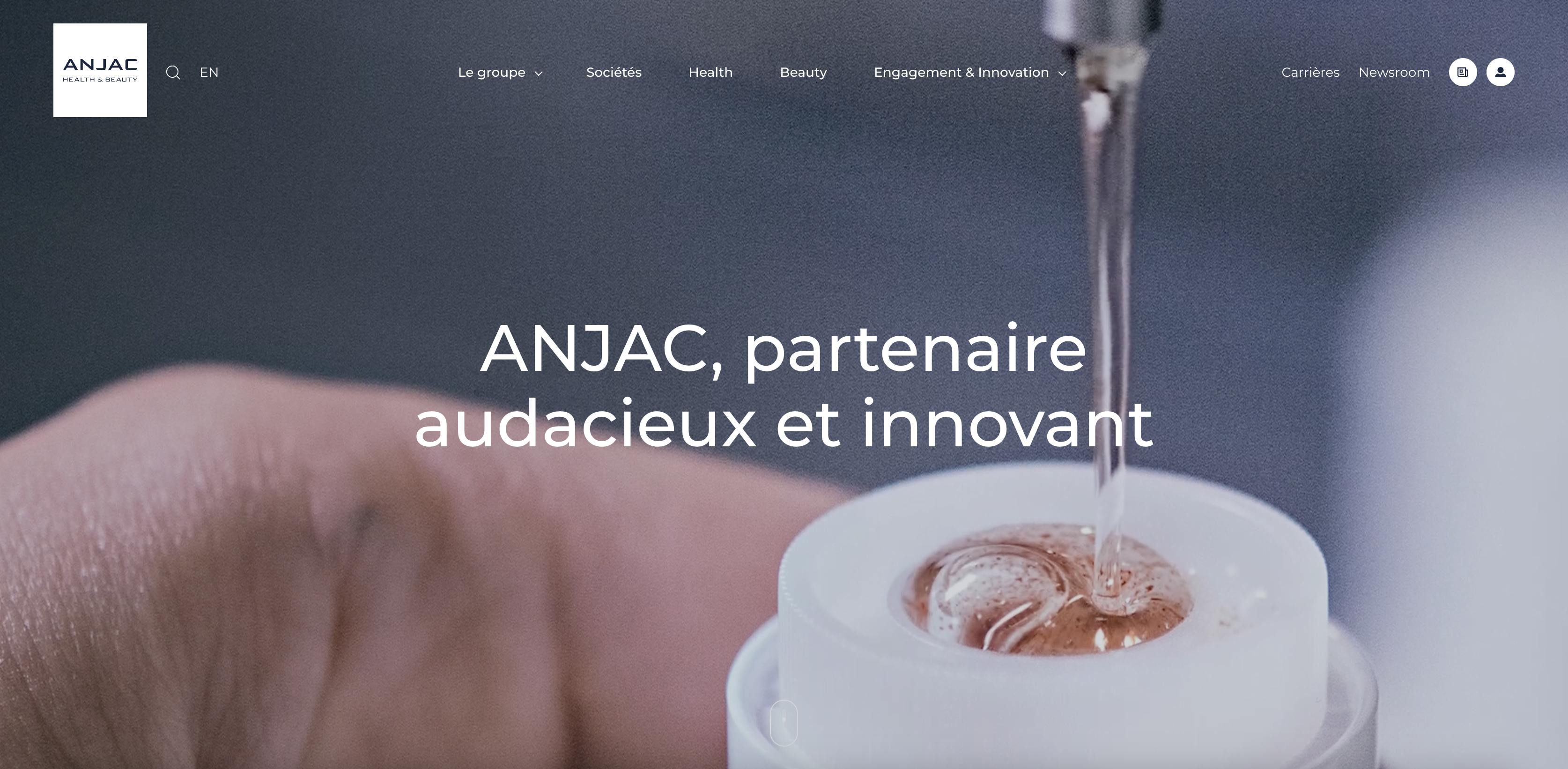 Anjac website image case study 