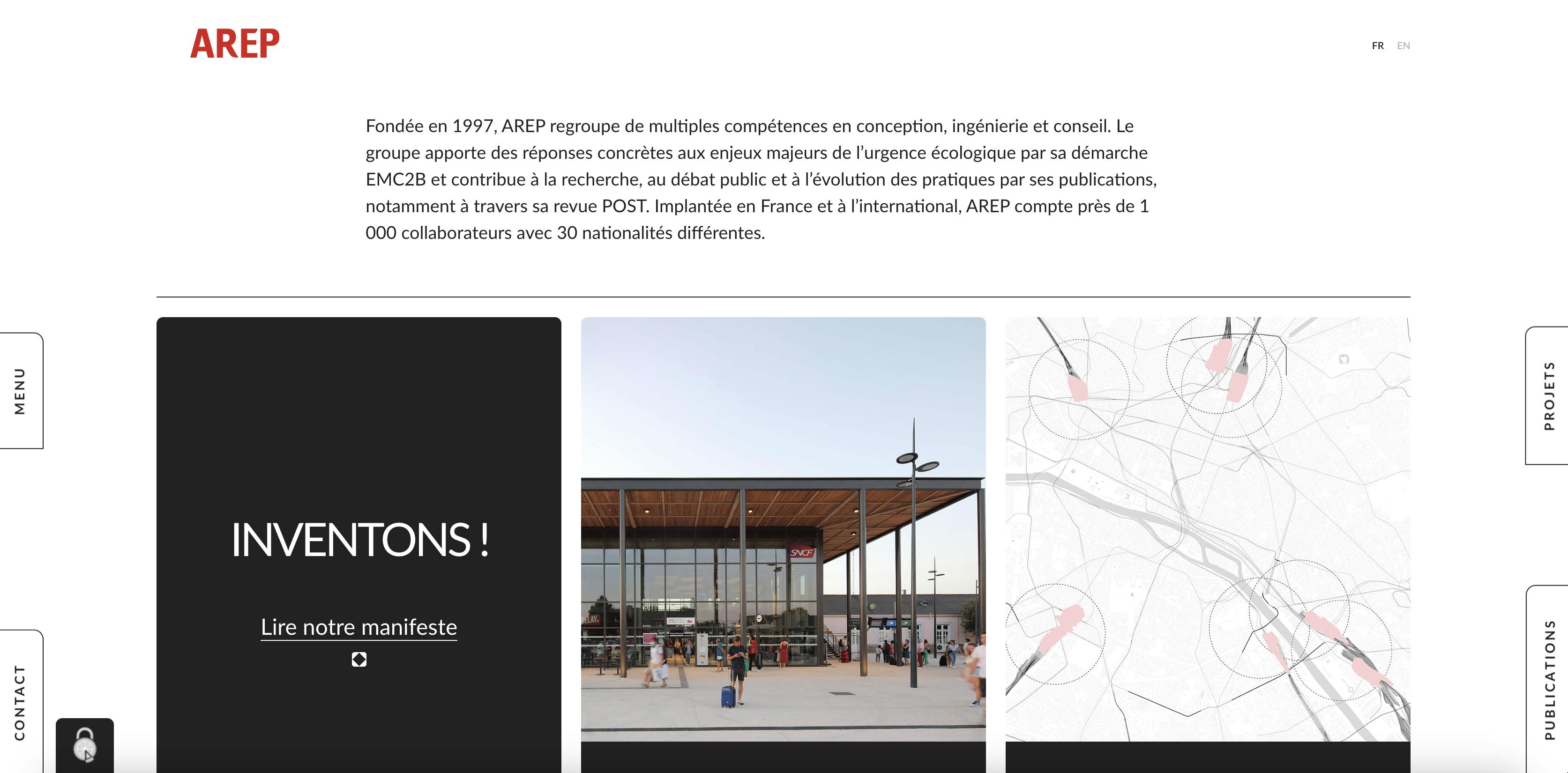 Arep website image case study 