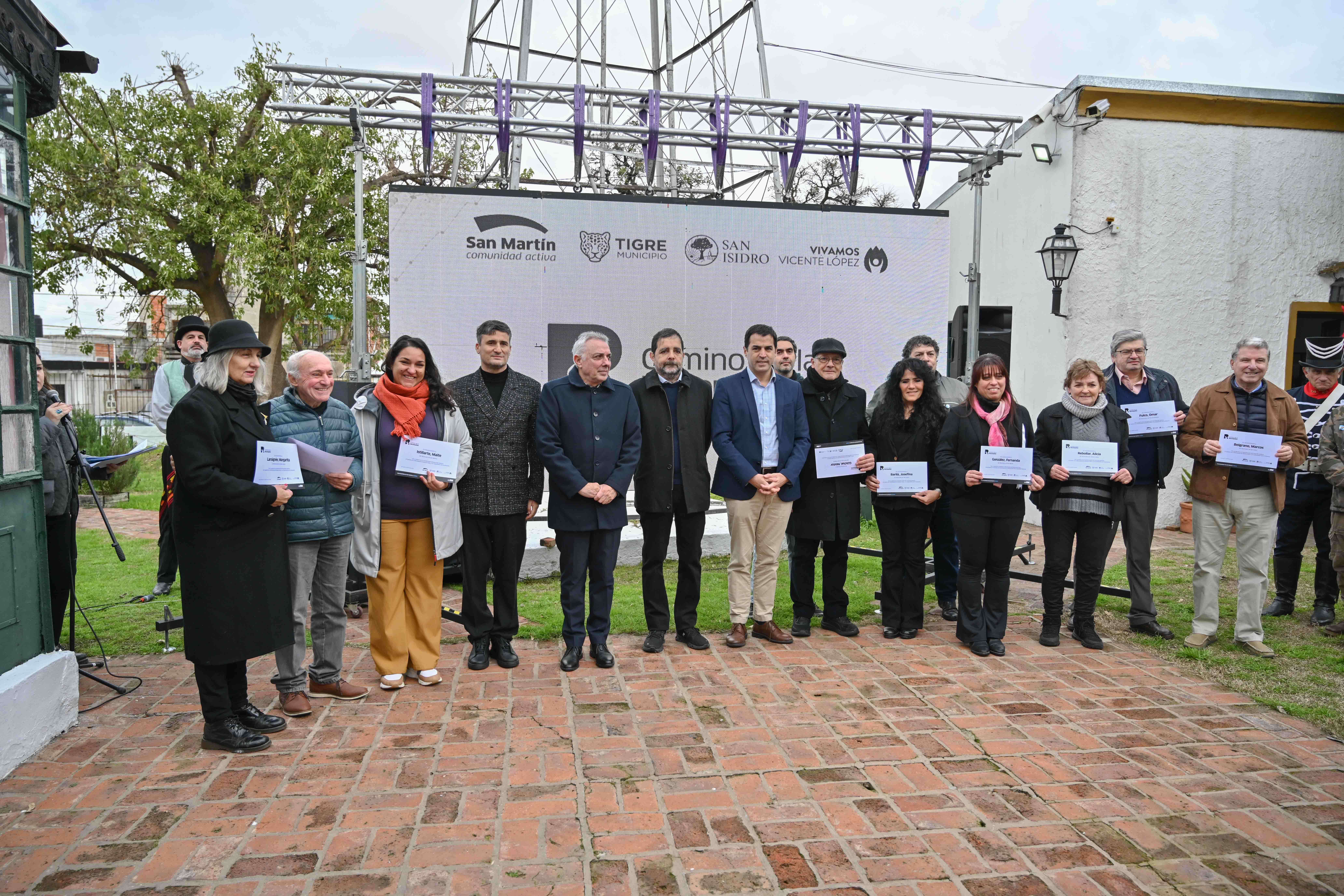 San Martín presentó junto a Tigre, San Isidro y Vicente López el Camino de la Reconquista, un recorrido para conmemorar los 220 años de la recuperación de Buenos Aires durante las invasiones inglesas