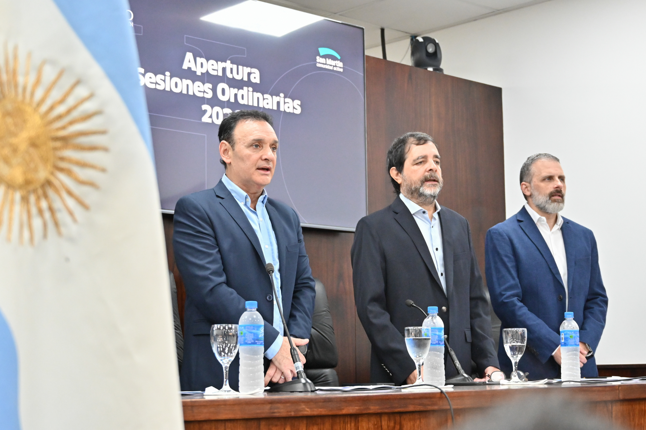 Fernando Moreira inauguró el 142° período de sesiones ordinarias en San Martín con un fuerte eje en la protección social, en un contexto nacional complejo