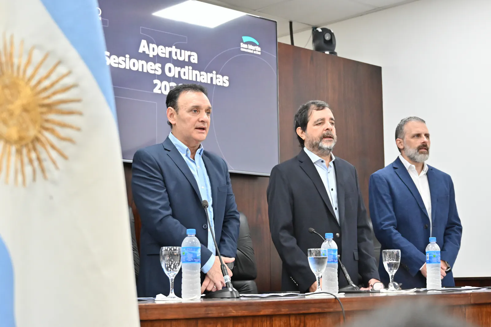 Fernando Moreira inauguró el 142° período de sesiones ordinarias en San Martín con un fuerte eje en la protección social, en un contexto nacional complejo