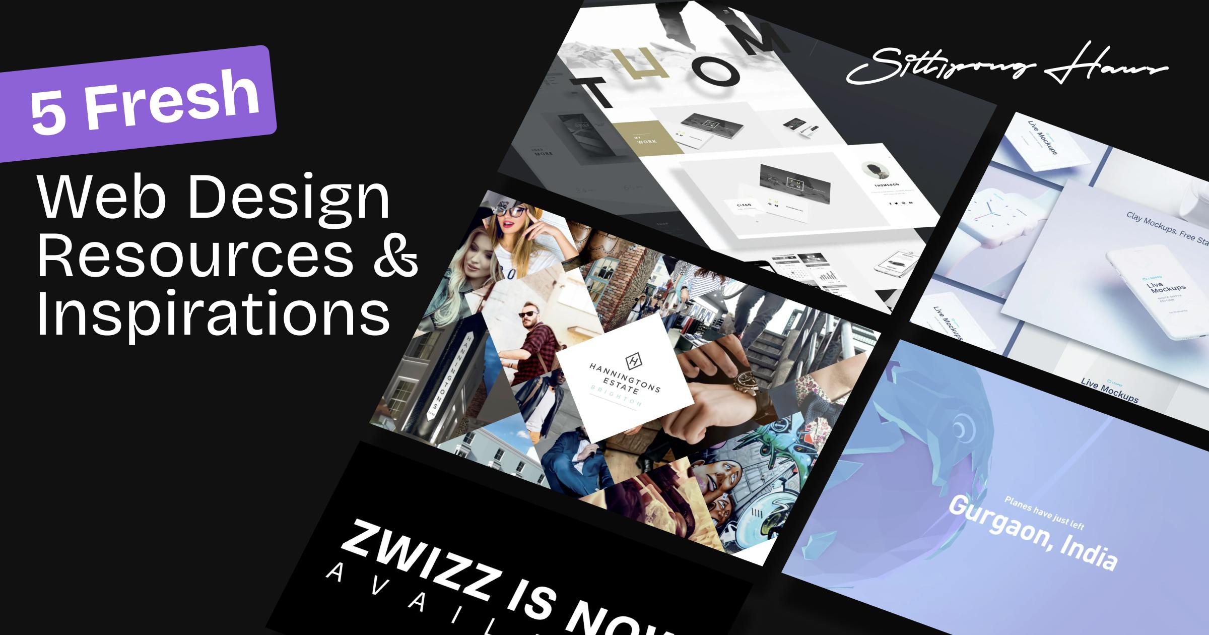 5 Fresh Web Design Resources & Inspirations