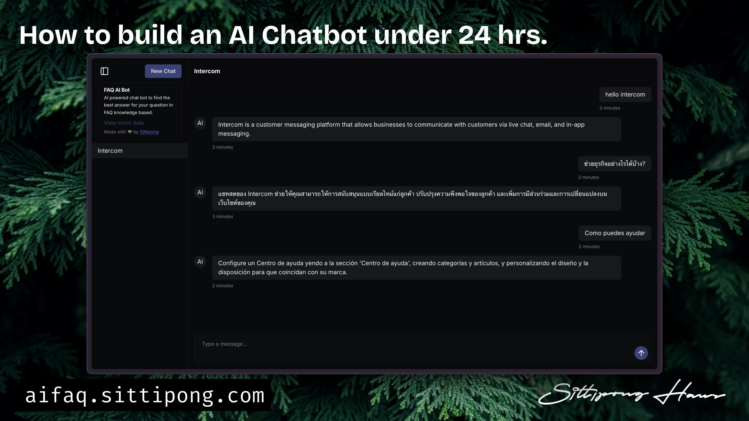 AI FAQ POC Project, How to Build an AI Chatbot under 24 hours