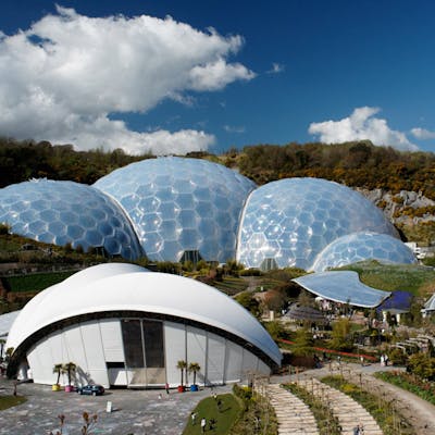 The Eden Project - global biospheres in Cornwall