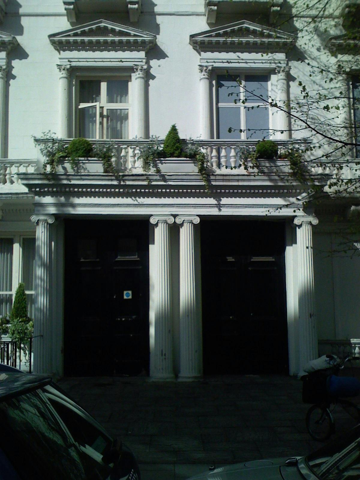 23 and 24 Leinster Gardens, Bayswater not much room inside