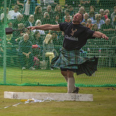 Braemar Gathering - traditional sports beneath the mountains