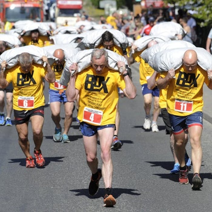 The World Coal Carrying Championship - bags of fun for the Bank Holiday!