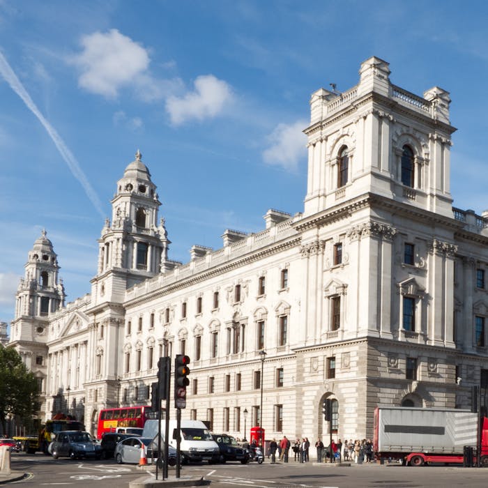 The Treasury Building in London