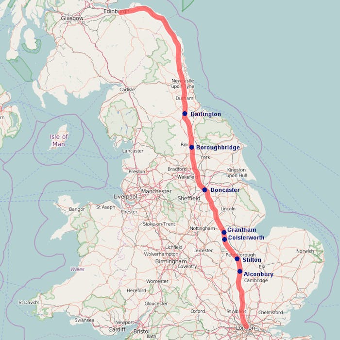 From London to Edinburgh - the A1, Britain's longest road