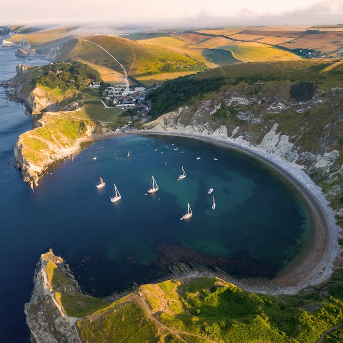 Lulworth Cove - much-loved feature of the Jurassic Coast