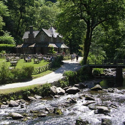 Watersmeet - a pretty spot for a cuppa on Exmoor