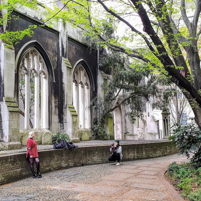 St. Dunstan-in-the-East - A hidden garden in a Blitzed London church