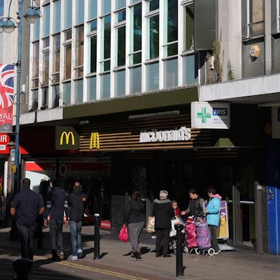 The arrival of McDonalds in the UK