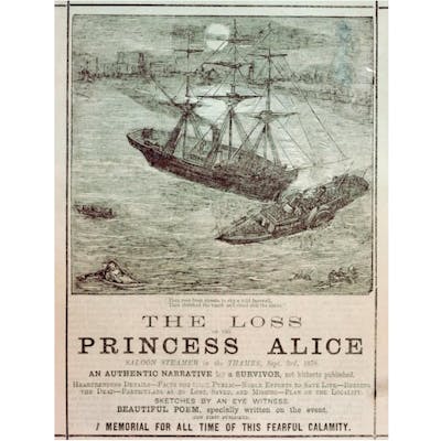 The sinking of the Princess Alice in 1878