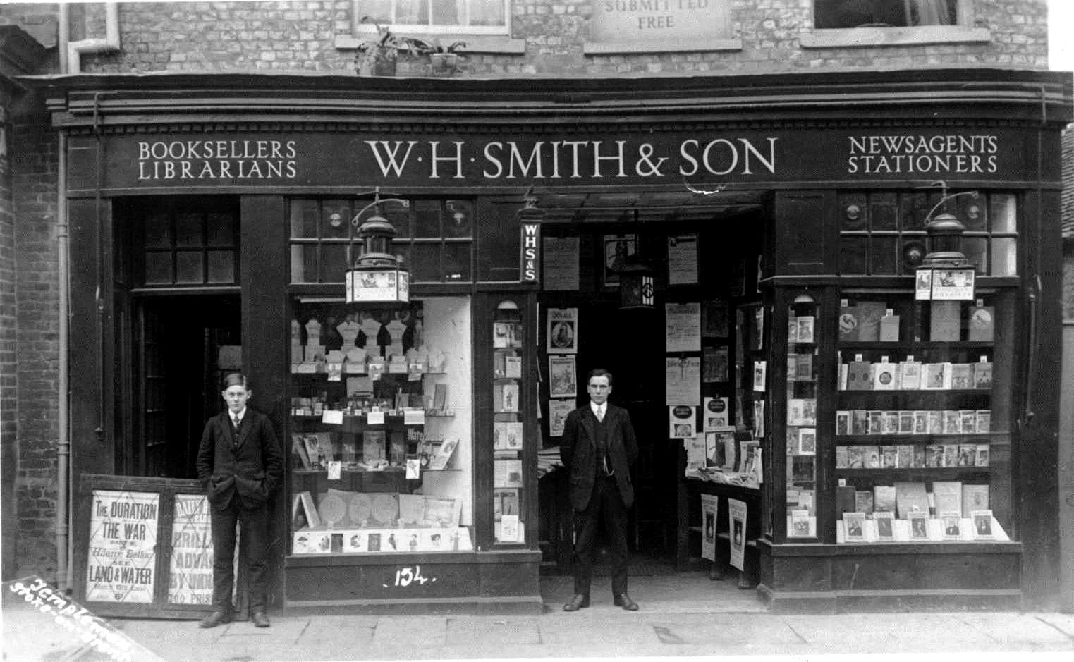 WH Smith - a shop that has been with us for over 200 years!