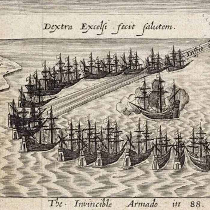 The Spanish Armada - a triumph for the English Queen