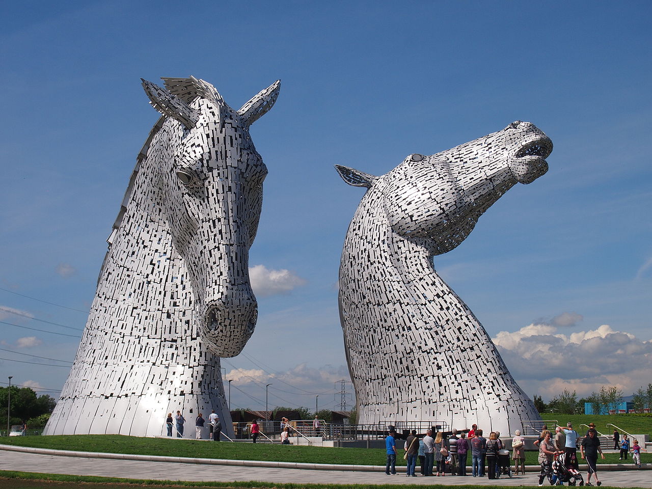 The Kelpies - Scottish monuments to horse-power