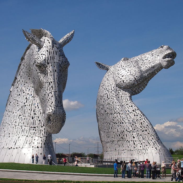 The Kelpies - Scottish monuments to horse-power