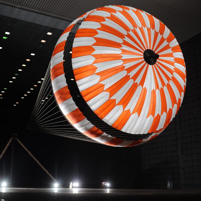 From Devon to Mars: Perseverance's Parachute