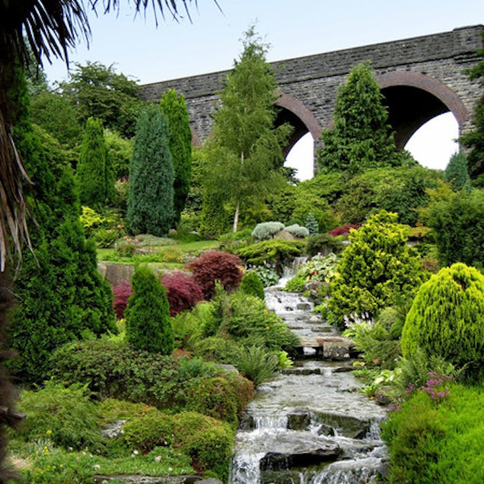 Kilver Court Gardens - Somerset gardens set against a striking backdrop