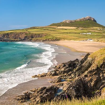 Whitesands Bay, Pembrokeshire - spectacular scenery and surfing