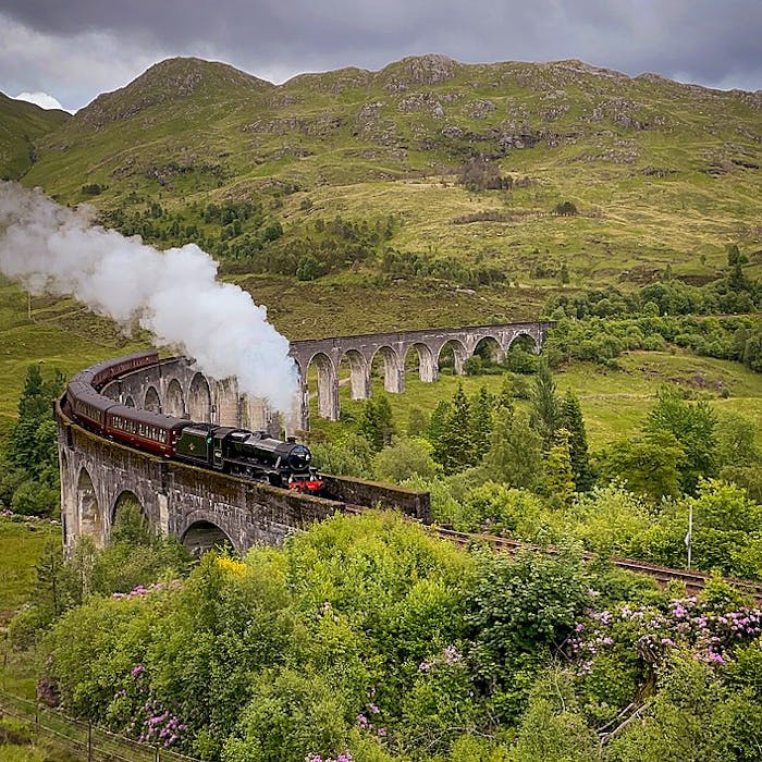 Glenfinnan Viaduct - drama on the West Highland Line