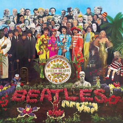 Sergeant Pepper album cover - a musical treat in itself