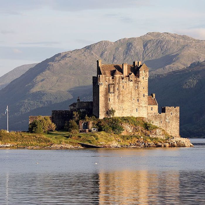 Eilean Donan Castle - an impressive fortress surrounded by a loch