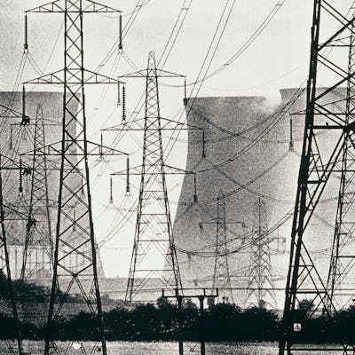 The electricity pylon