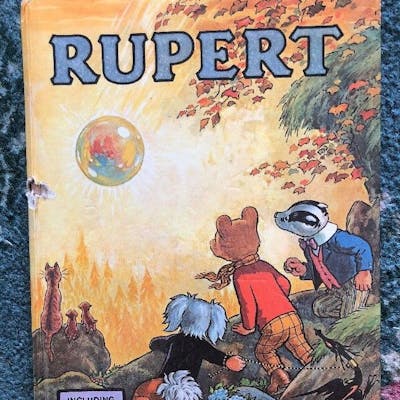 Rupert Bear and his creators