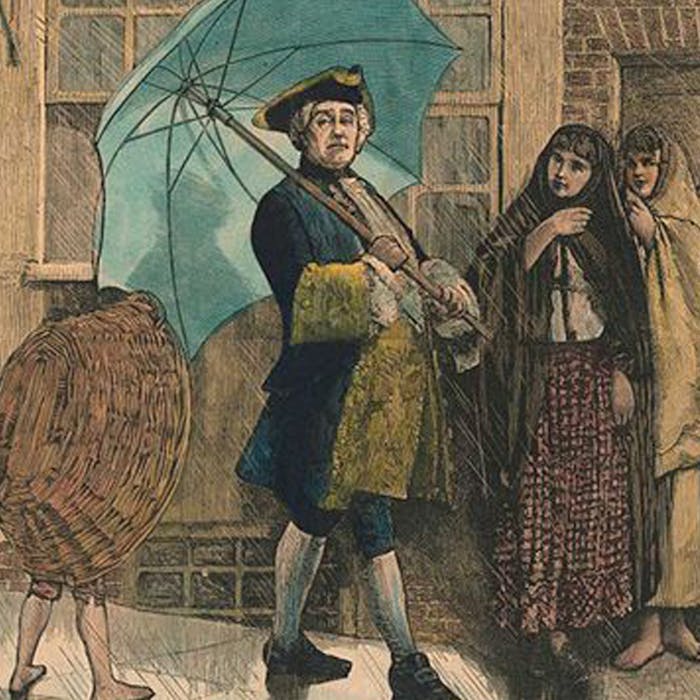 Jonas Hanway - the English eccentric who dared to use an umbrella!